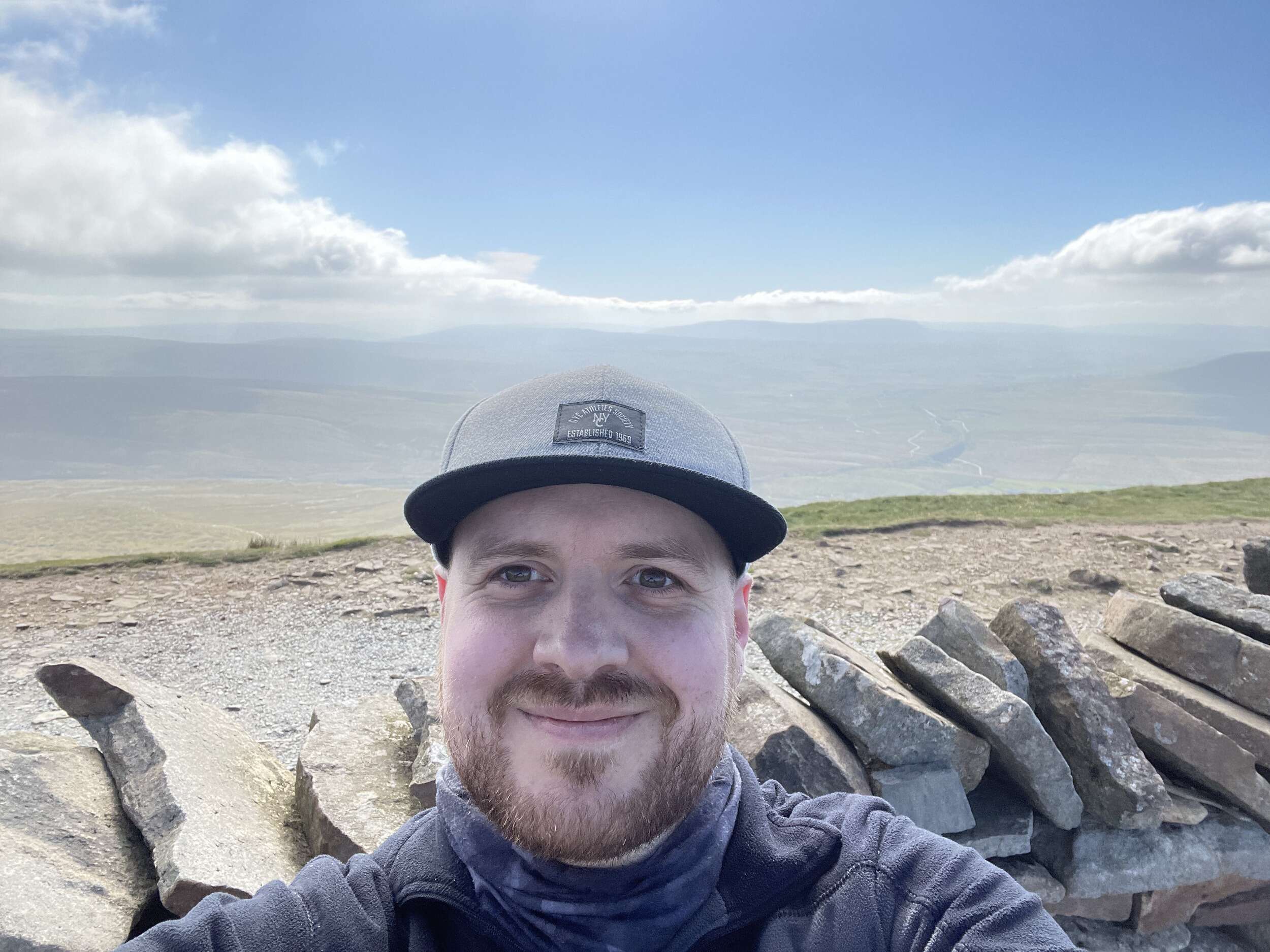 Phil walking the Yorkshire Three Peaks